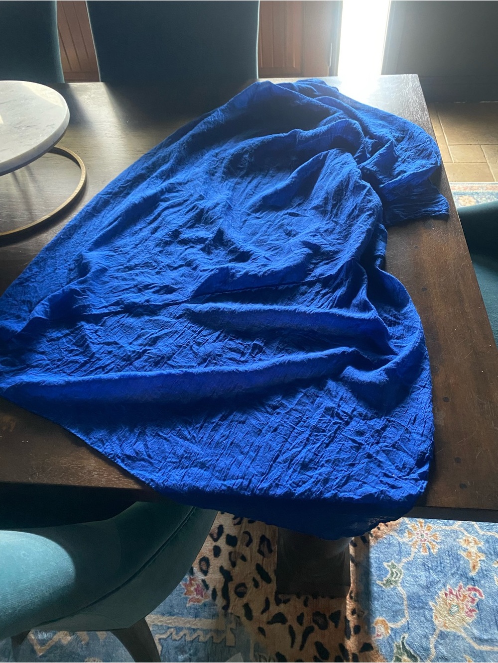 Women’s Bright Blue Lightweight Scarf & Wrap